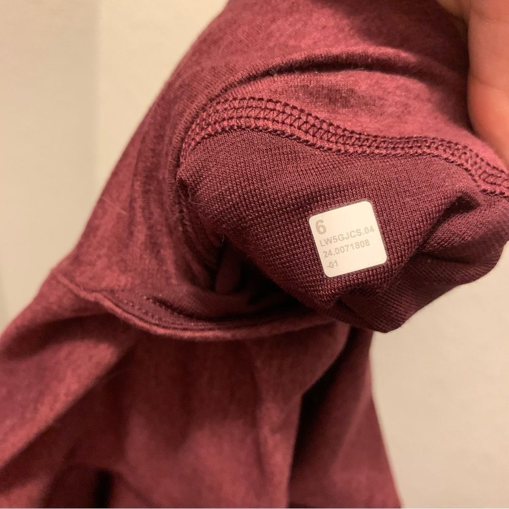 Lululemon Soft Sueded 25” High Rise Tight Red Leggings 6 - Picture 8 of 8